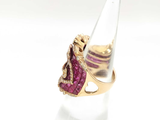 R7.80ct D0.70ct K18 12.5g Ring