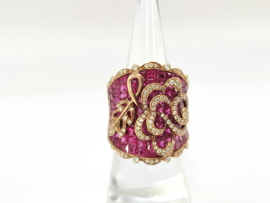 R7.80ct D0.70ct K18 12.5g Ring