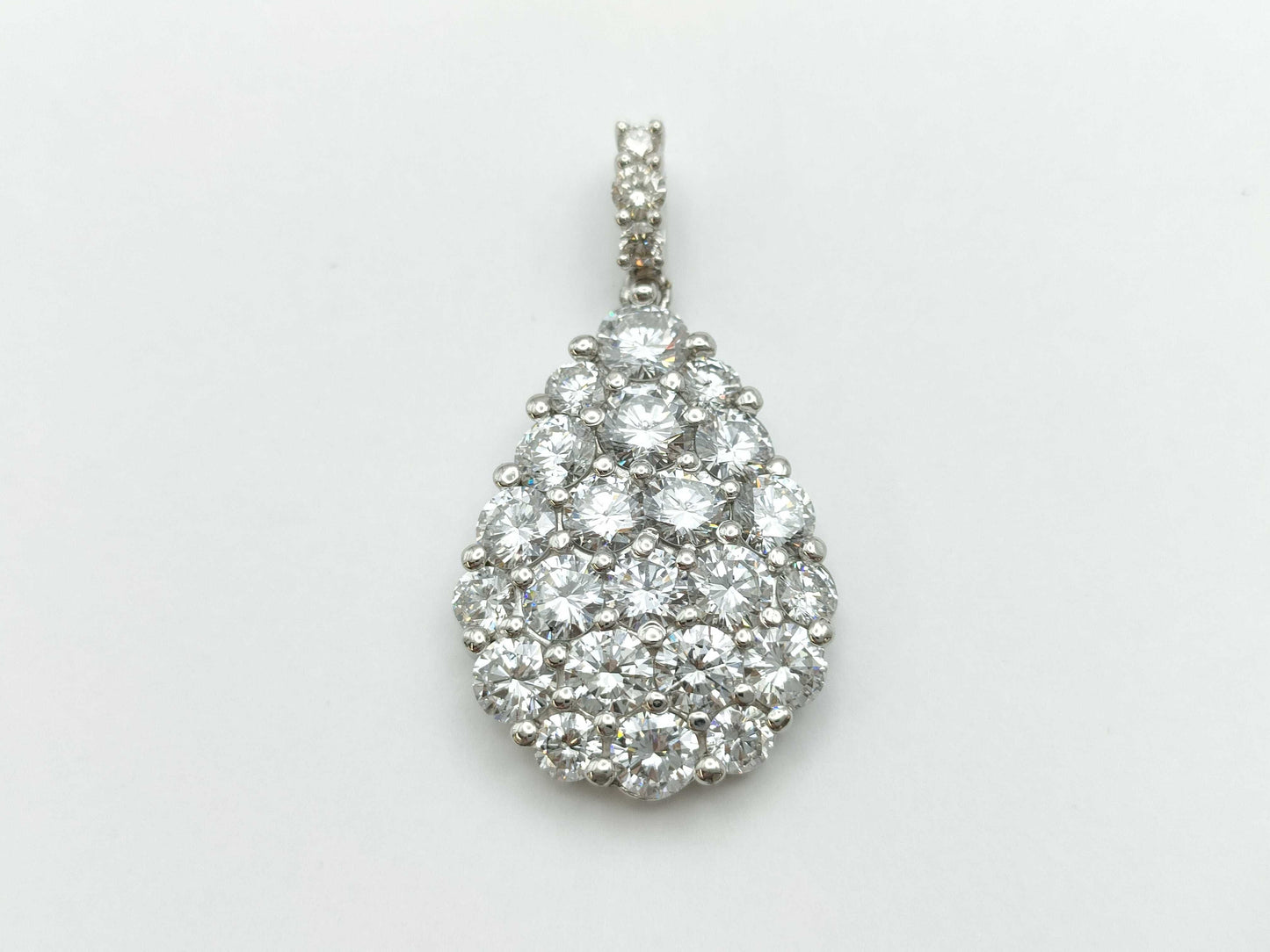 D3.48ct Pt950 6.6g Pendant Top