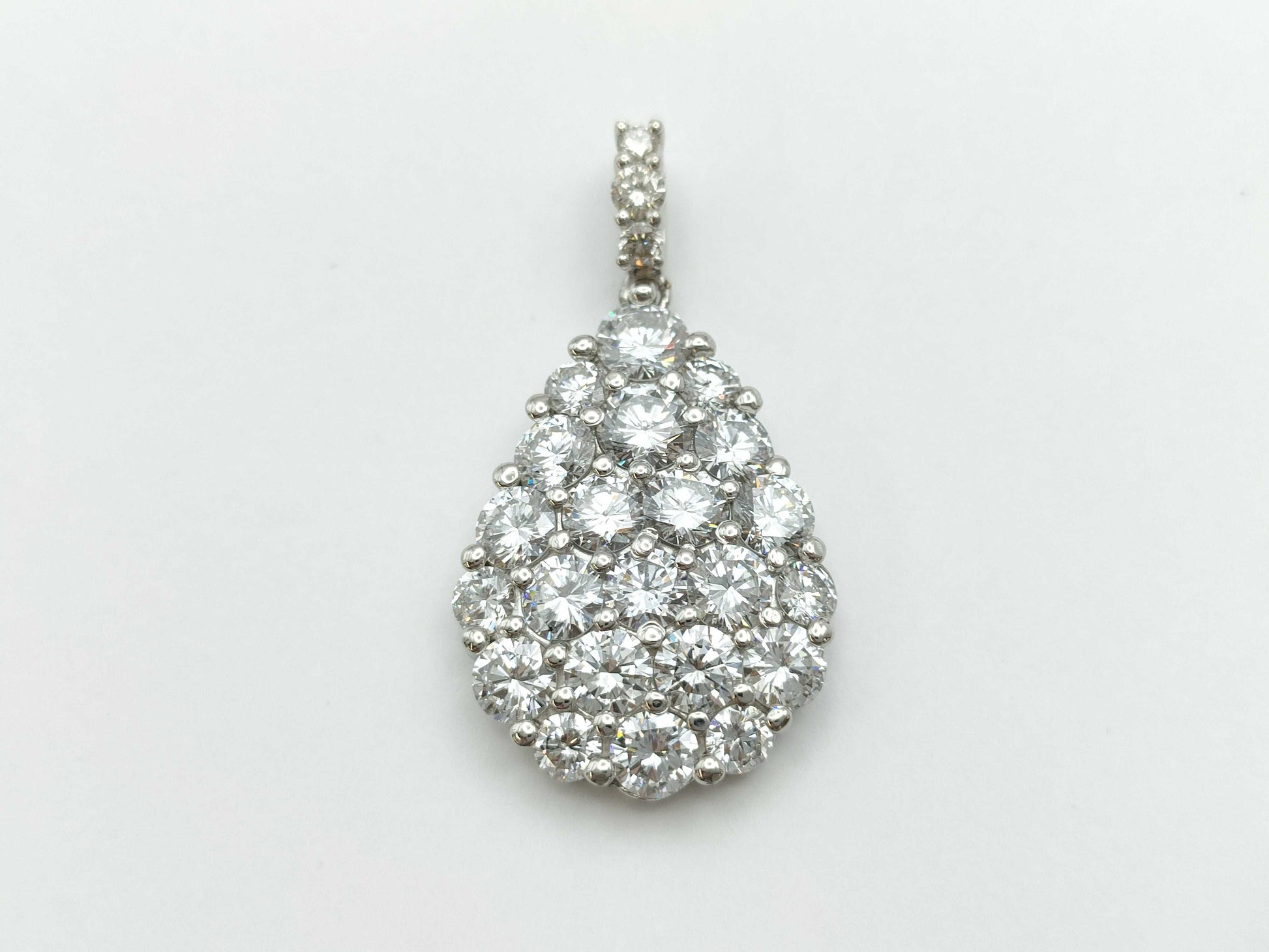 D3.48ct Pt950 6.6g Pendant Top