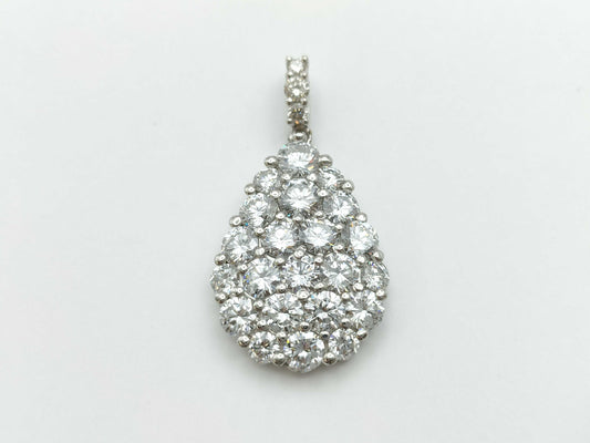 D3.48ct Pt950 6.6g Pendant Top