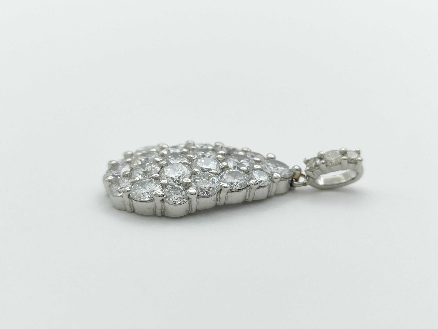 D3.48ct Pt950 6.6g Pendant Top