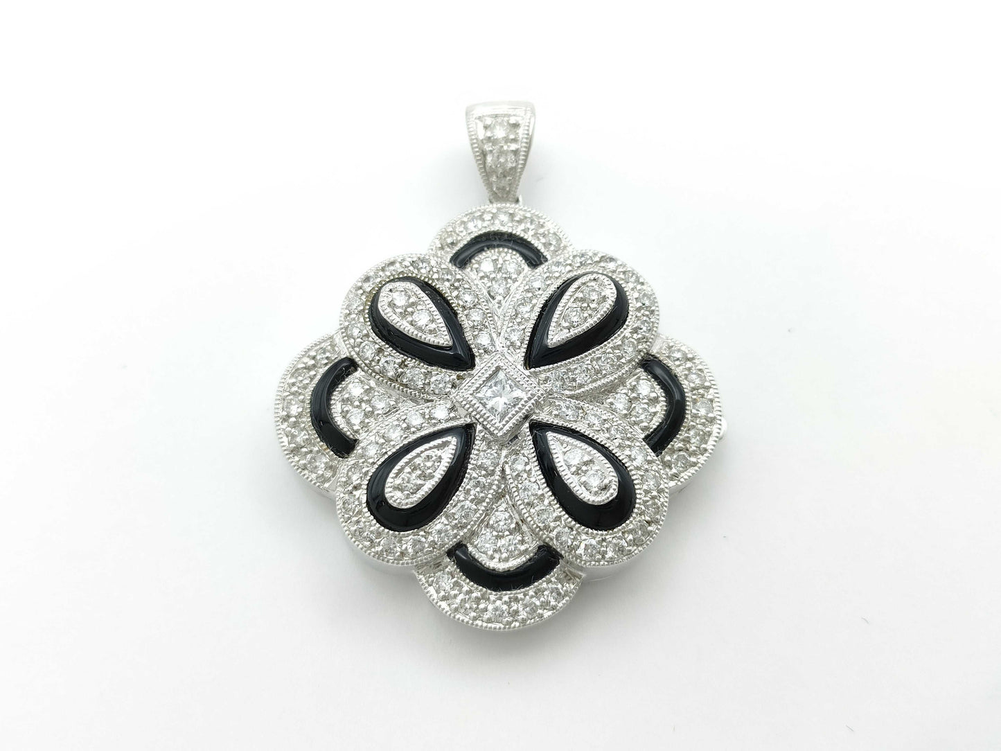 Colored Stone D0.92ct K18 12.8g Pendant Top