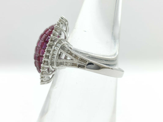 R2.28ct D0.95ct K18WG 7.9g Ring