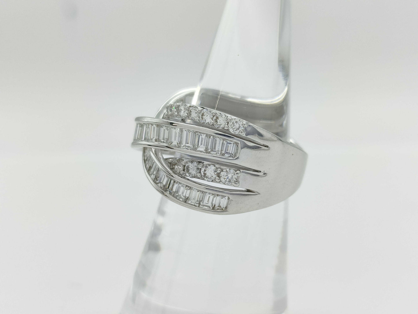 D3.26ct K18WG 9.9g Ring