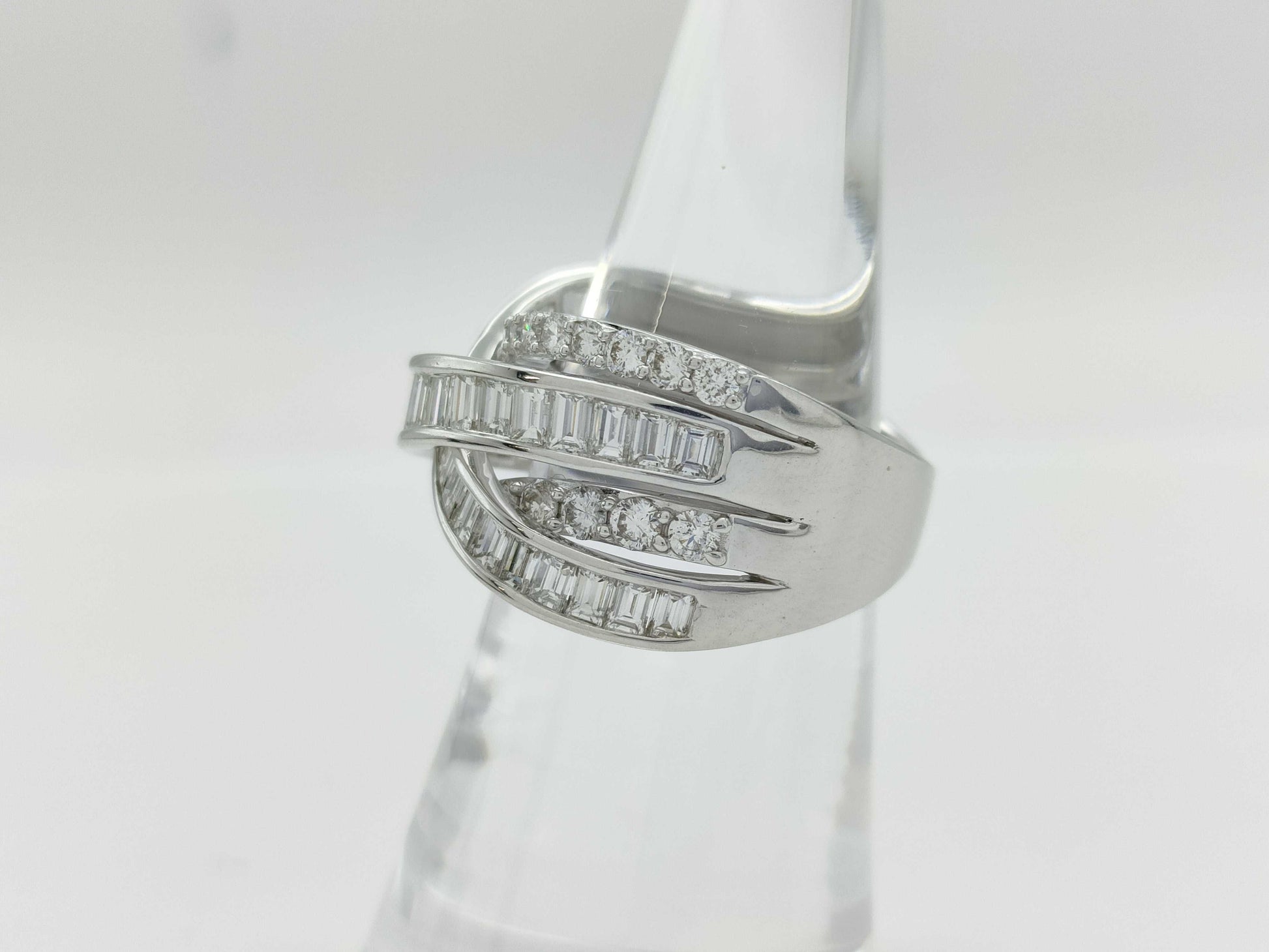 D3.26ct K18WG 9.9g Ring
