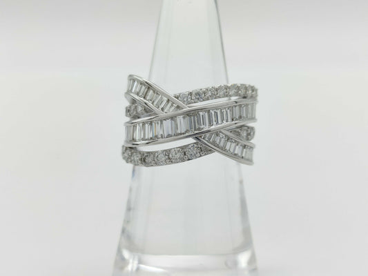 D3.26ct K18WG 9.9g Ring