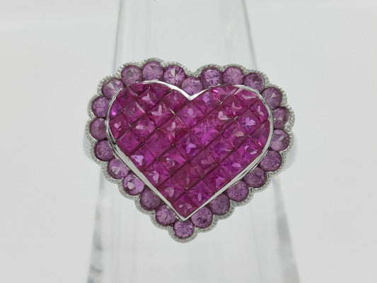 S2.60ct K18Wg 7.3g Ring