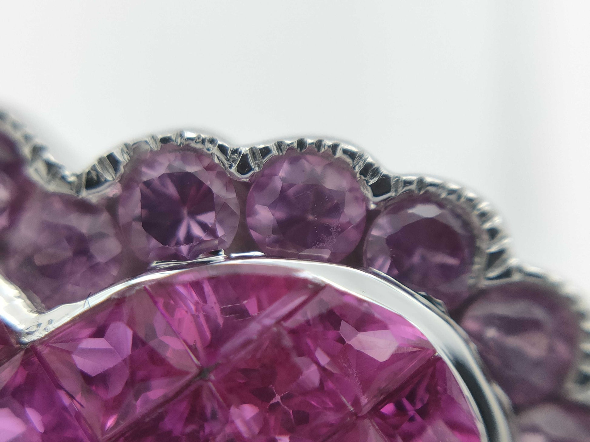 S2.60ct K18Wg 7.3g Ring