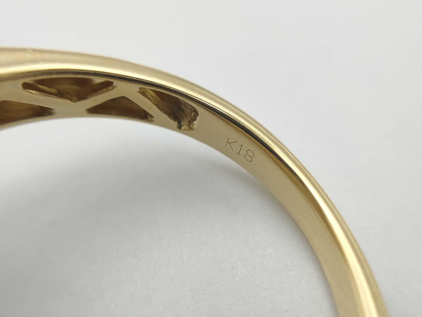 D1.12ct K18 5.9g Ring