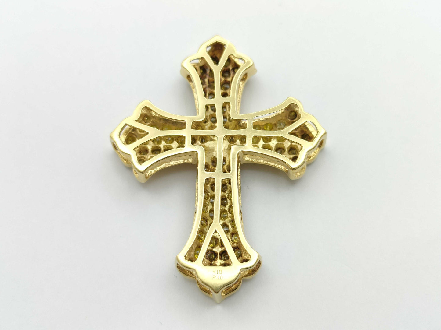 D2.10ct K18 8.0g Pendant Top