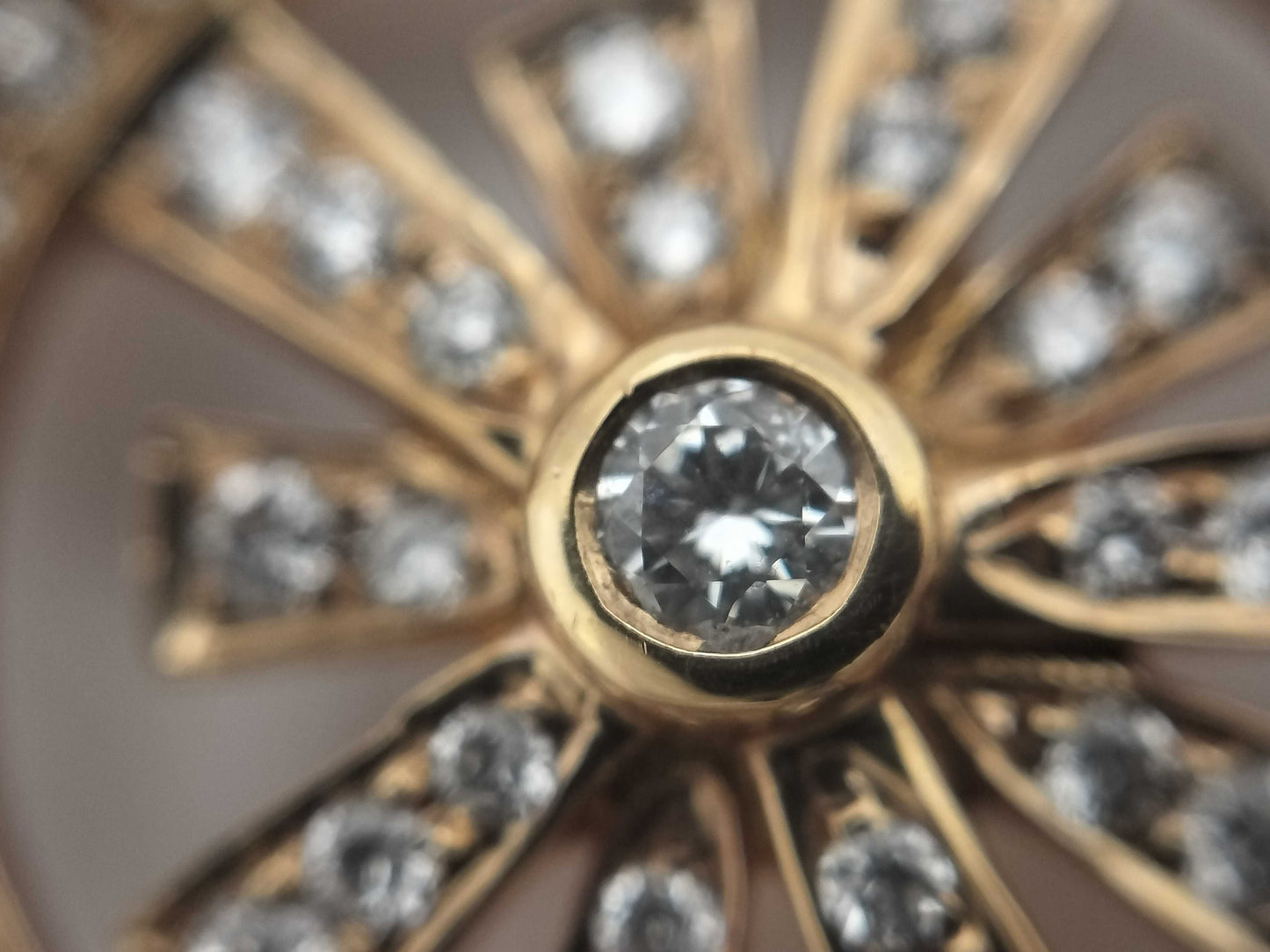 Key Motif D0.57ct K18 4.1g Pendant Top