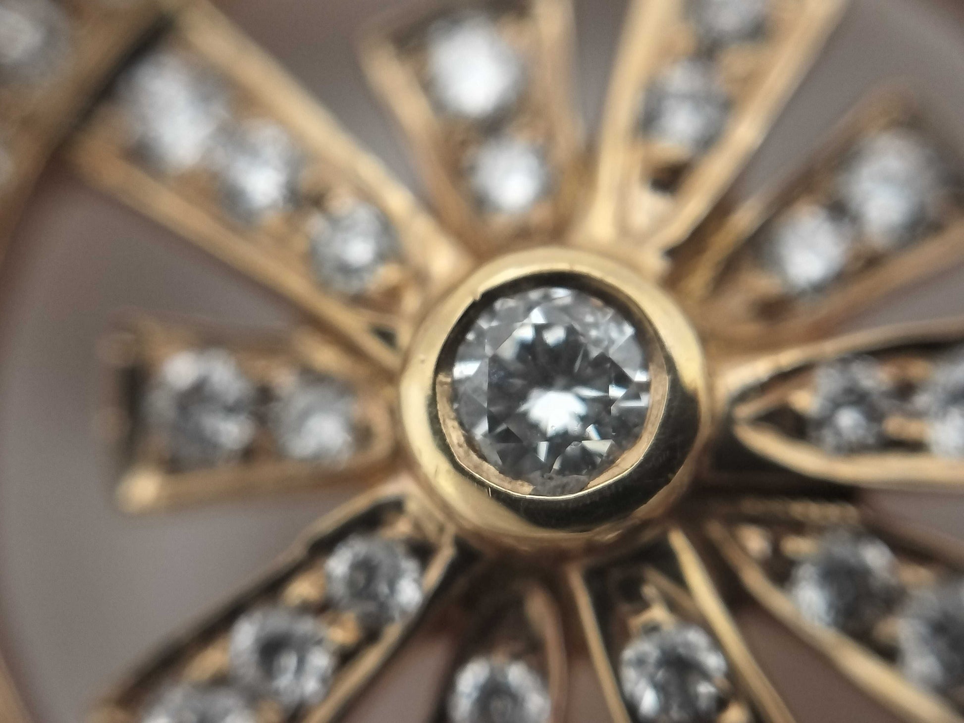 Key Motif D0.57ct K18 4.1g Pendant Top