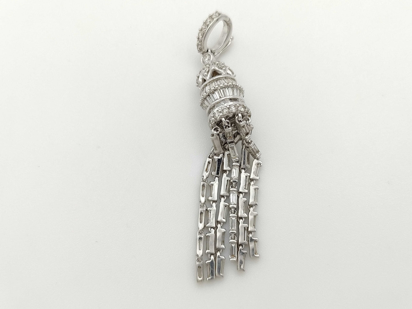 D1.54ct K18WG 5.9g Pendant Top