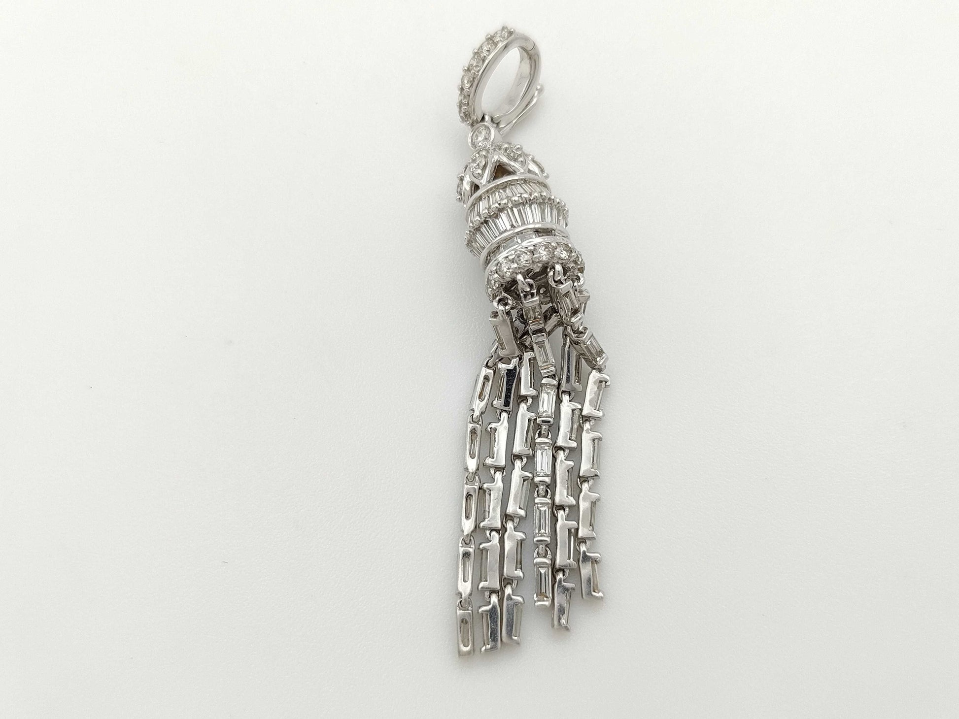 D1.54ct K18WG 5.9g Pendant Top