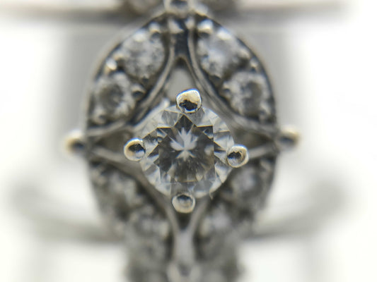 D0.393ct K18 4.0g Ring
