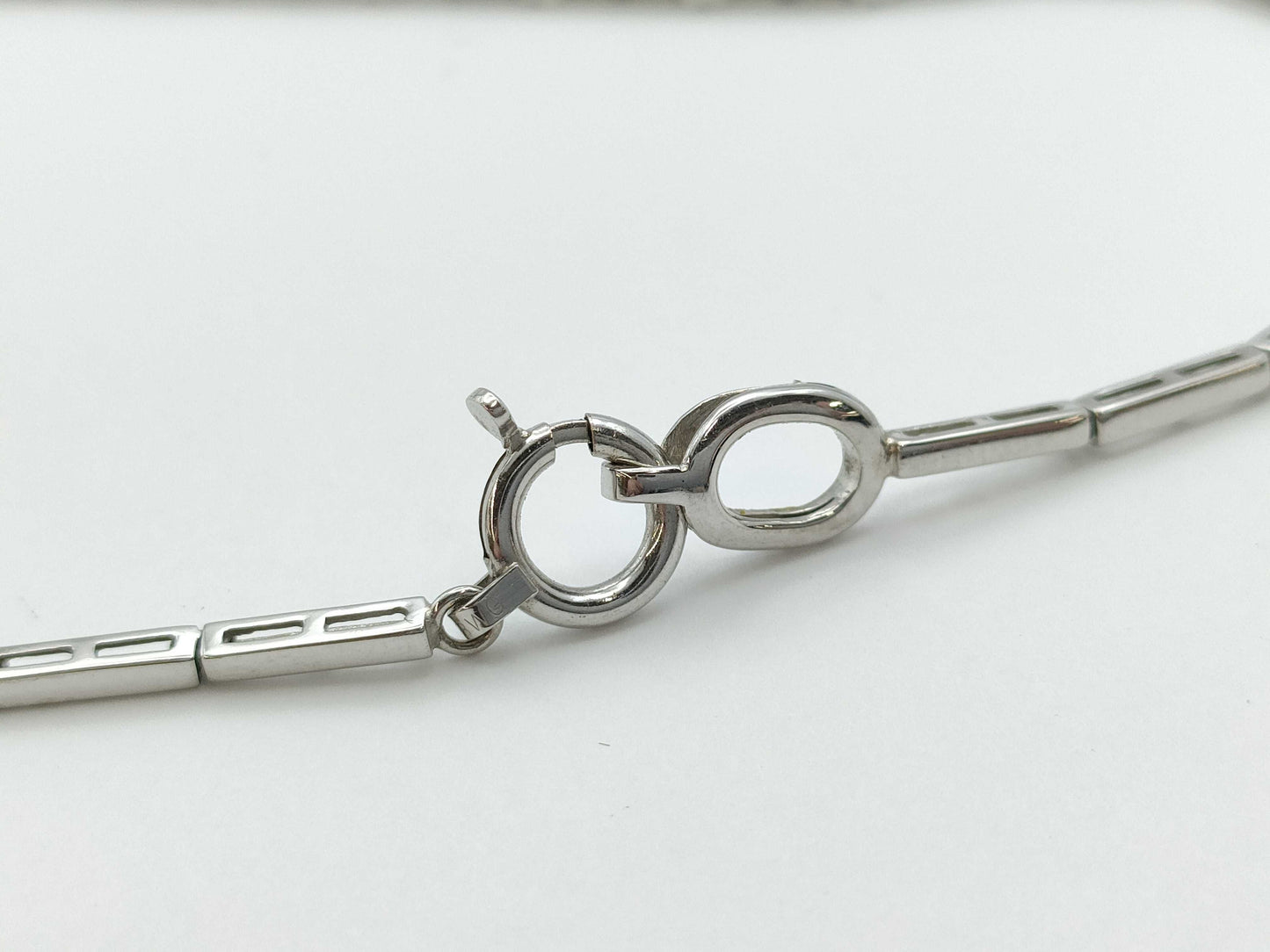 Diamond K18WG 9.5g Necklace
