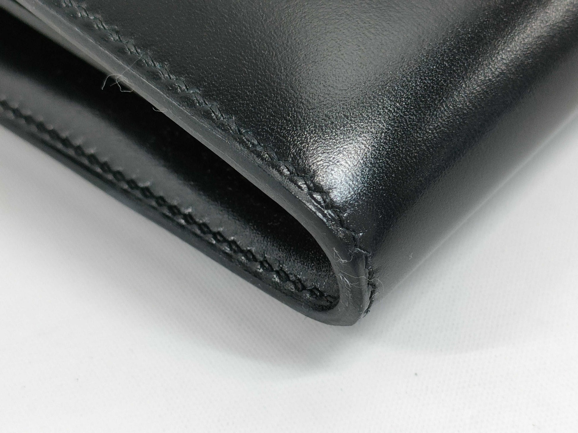 HERMES Constance Long Chevre Black Wallet with C Stamp