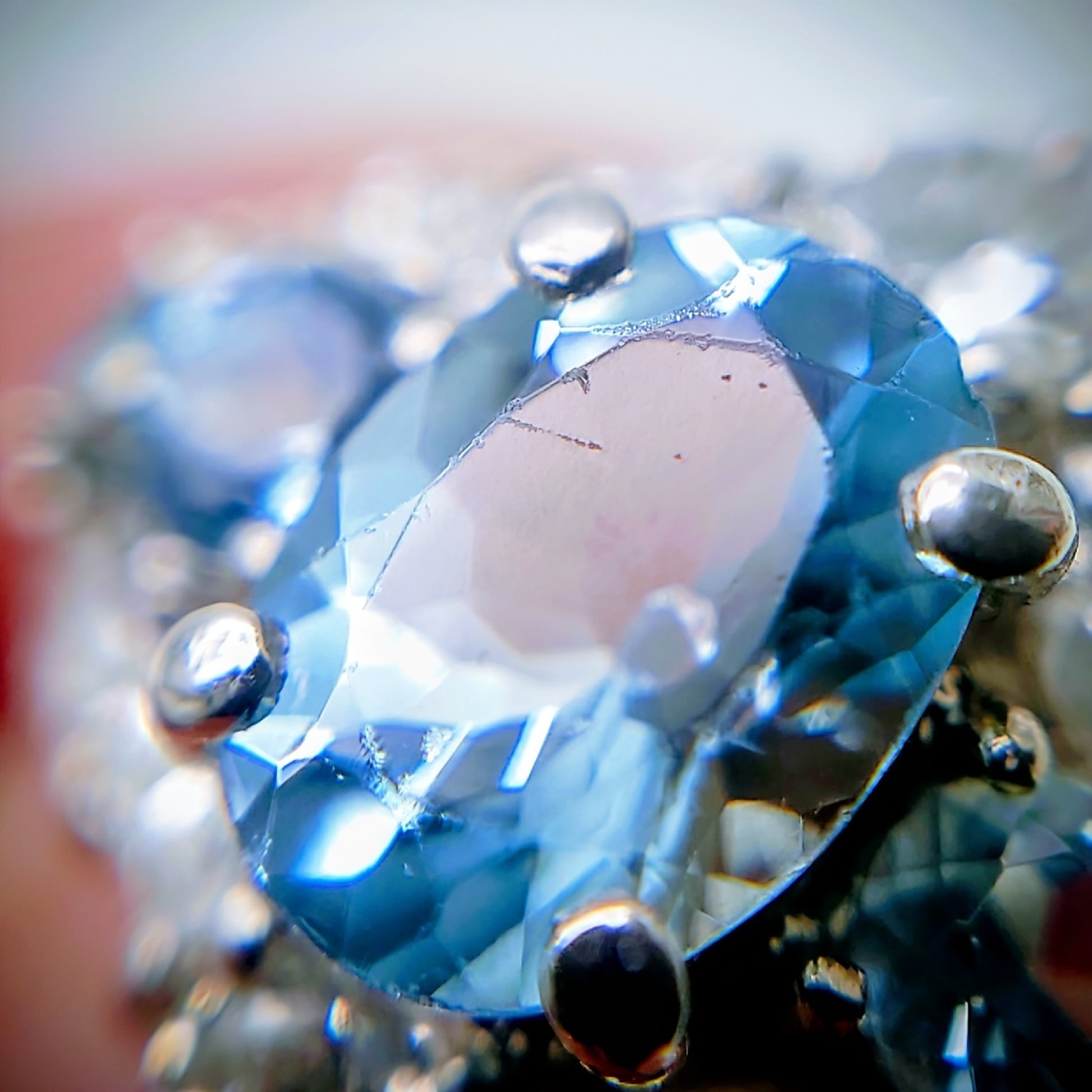 AQ1.04ct/0.36ct D0.95ct Pt900 5.5g Ring