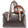 COACH COACH Handbag Mini Boston Bag Signature PVC Handbag