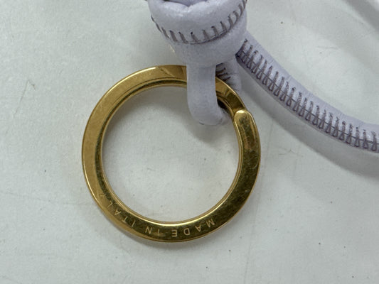 BOTTEGA VENETA Bottega Key Ring Neck Strap Knot Leather Purple Key Case/Key Holder