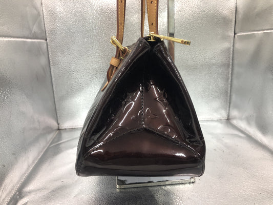 LOUIS VUITTON Verni Rosewood Avenue M93510 FL1130 Patent Leather Amarant Handbag with Storage Bag