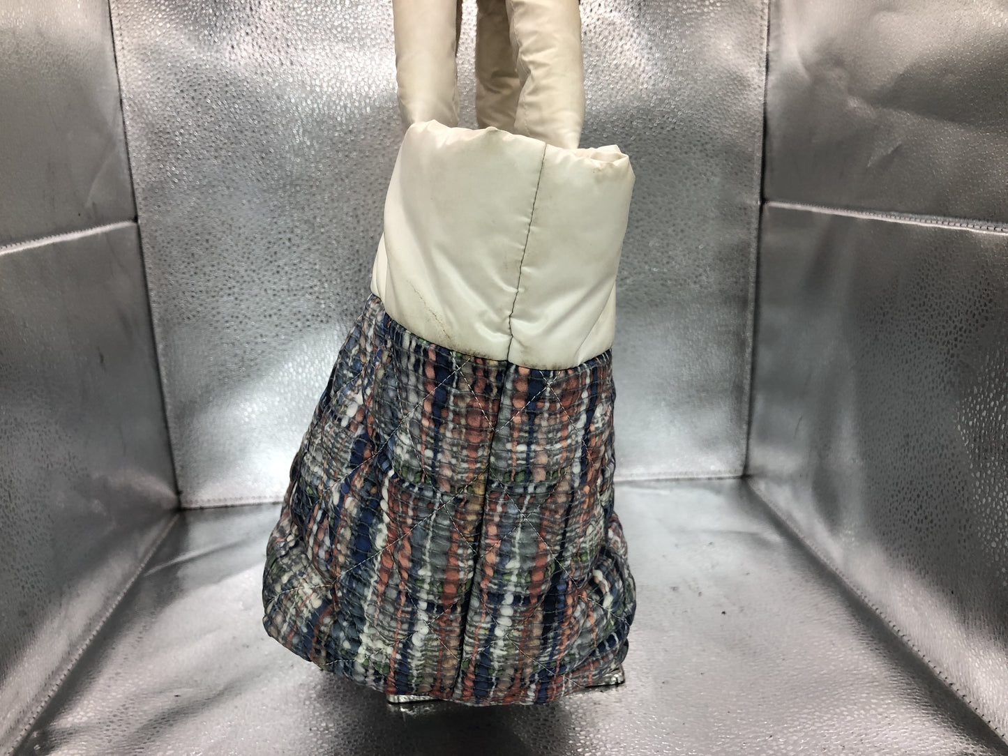 CHANEL Coco Tote Bag with Seal 19109799 Nylon Multicolor Tote Bag with Guarantee Card