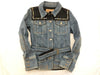 LOUIS VUITTON Louis Vuitton Monogram Studded Belted Denim Jacket Jacket