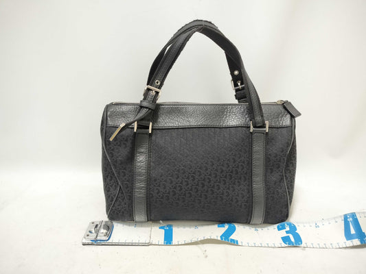 Dior Trotter Dior Street Chic Trotter Mini Boston Bag with Logo Plate Handbag