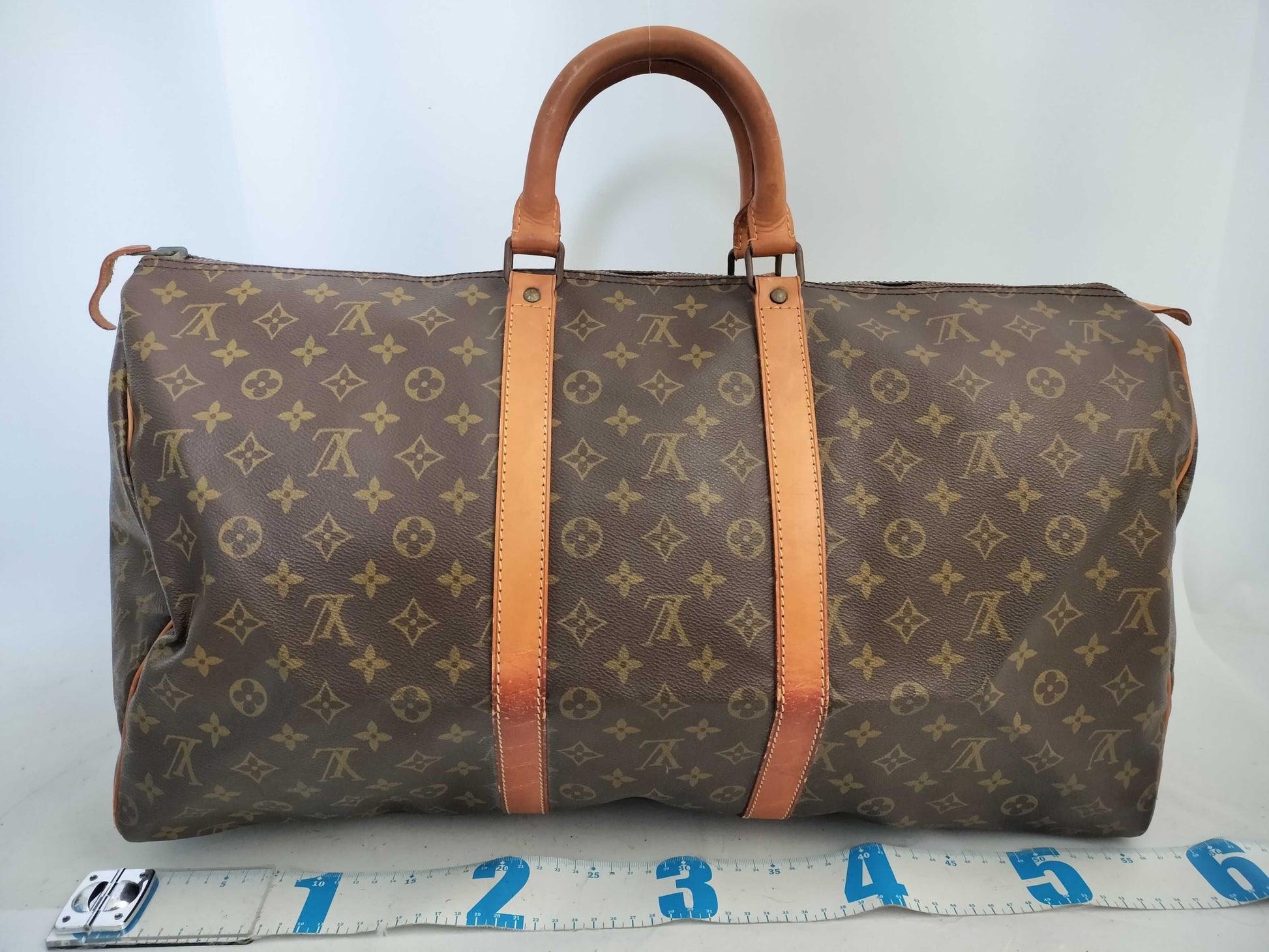 LOUIS VUITTON Monogram Louis Vuitton Keepall 55 Monogram Boston Bag Boston Bag