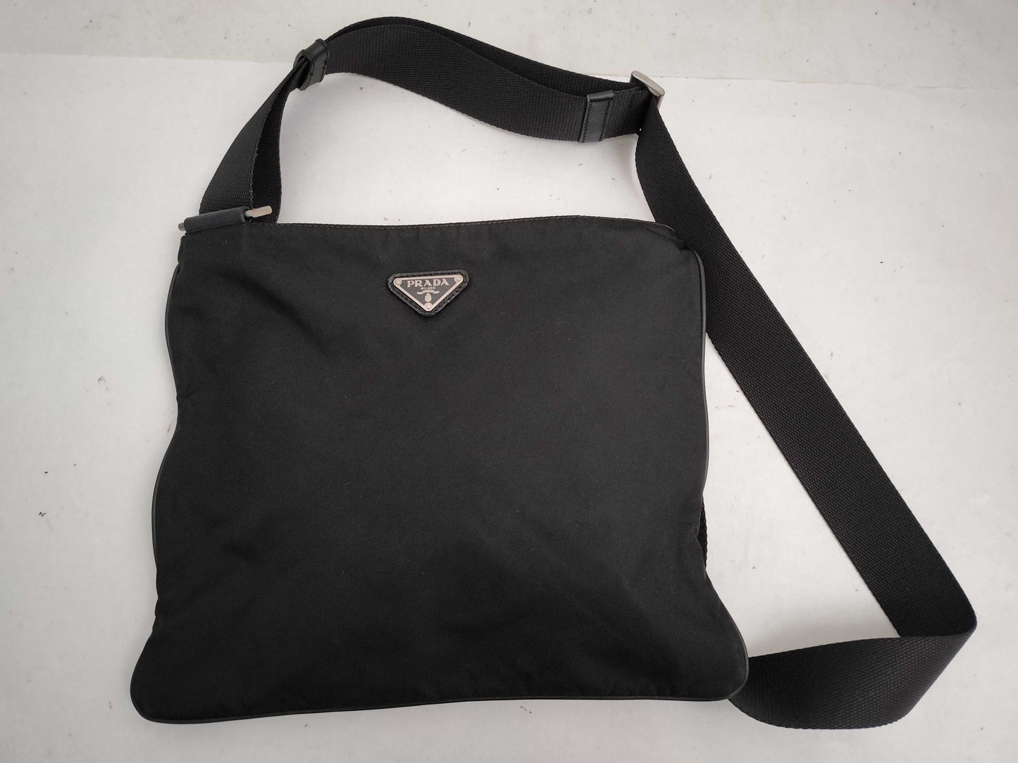 PRADA Nylon Prada Shoulder Bag Nylon NERO Shoulder Bag