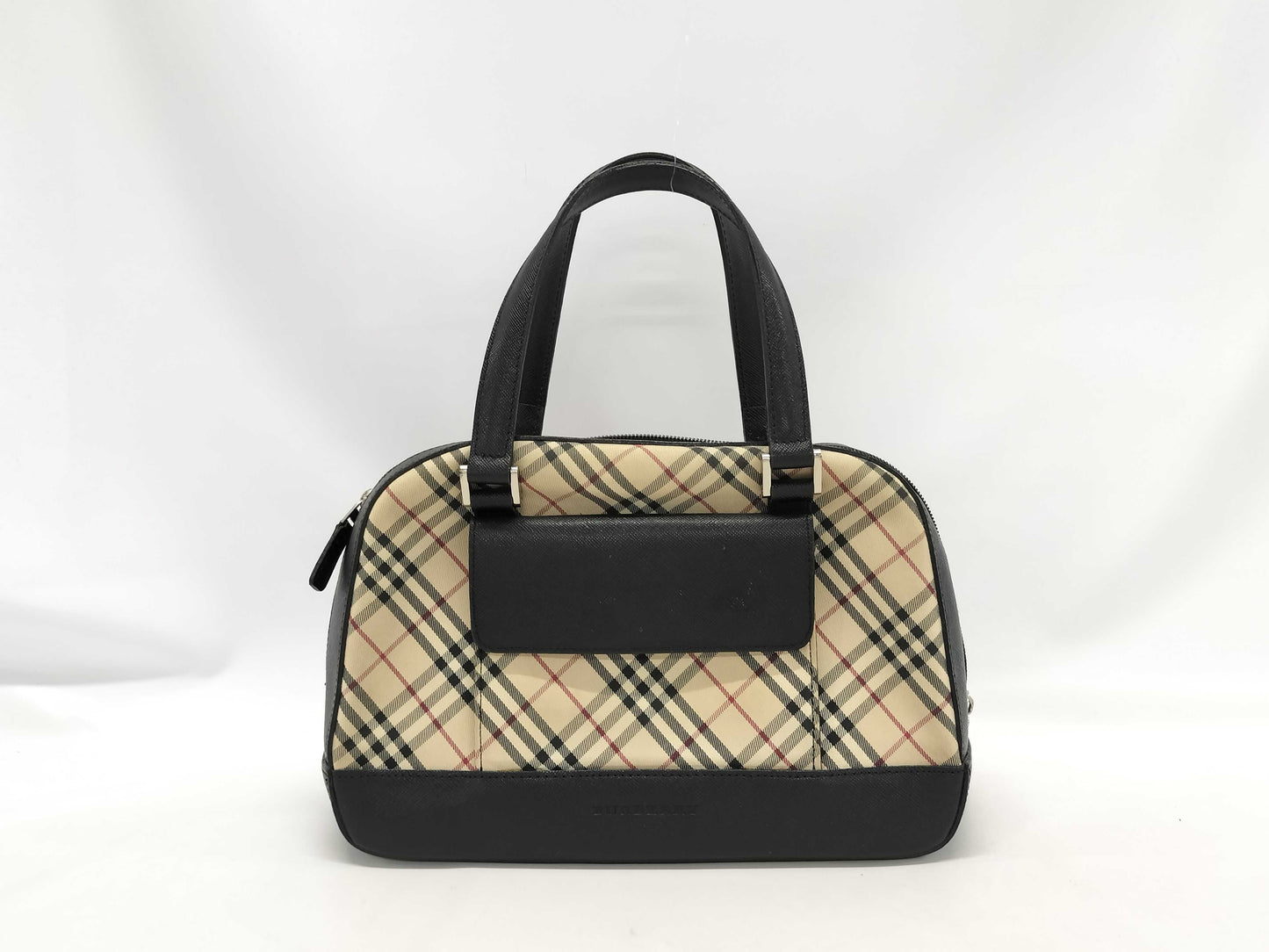 BURBERRY BURBERRY Mini Boston Bag Handbag Nova Check Handbag