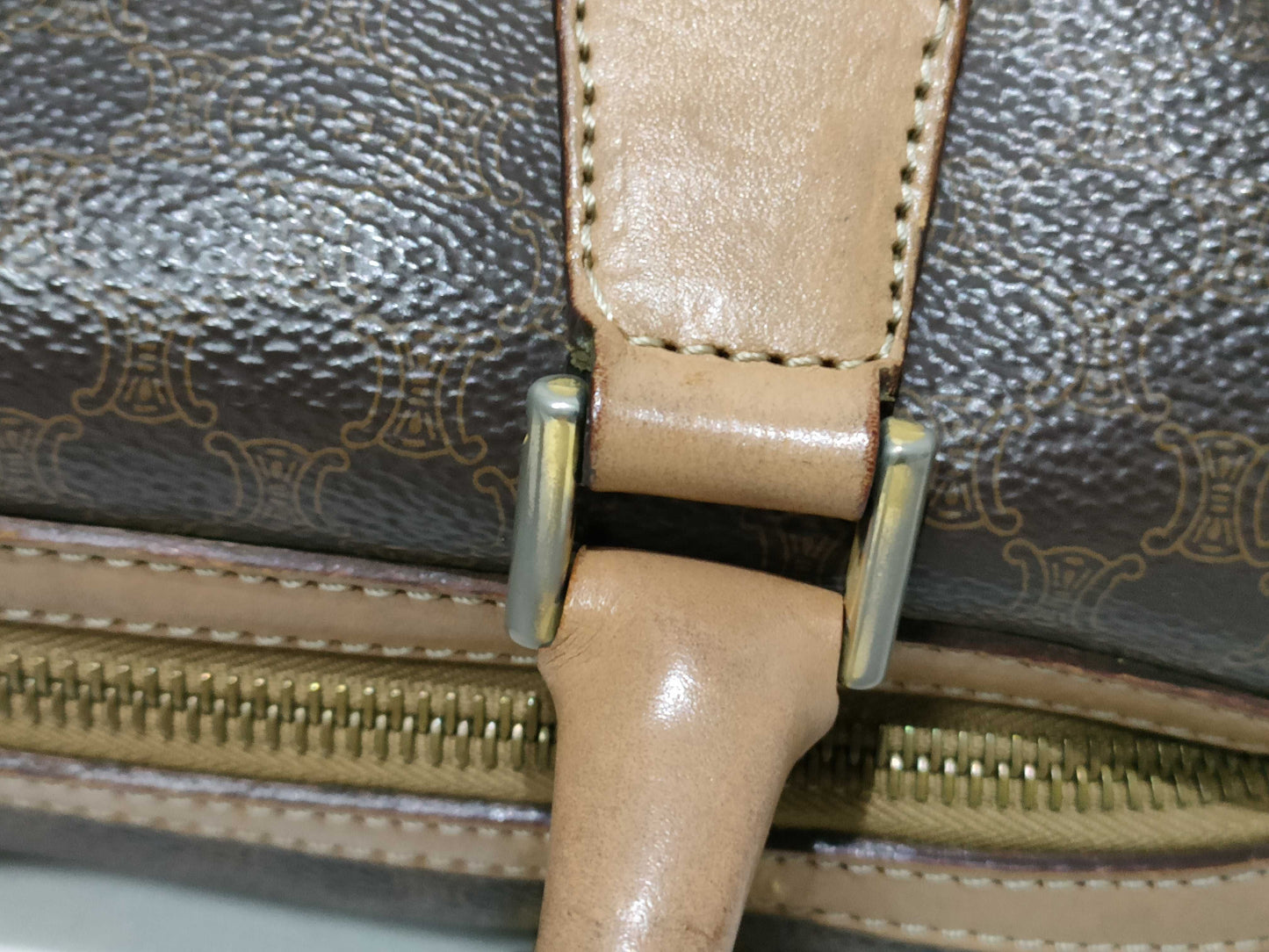 CELINE CELINE Mini Boston Macadam Bag