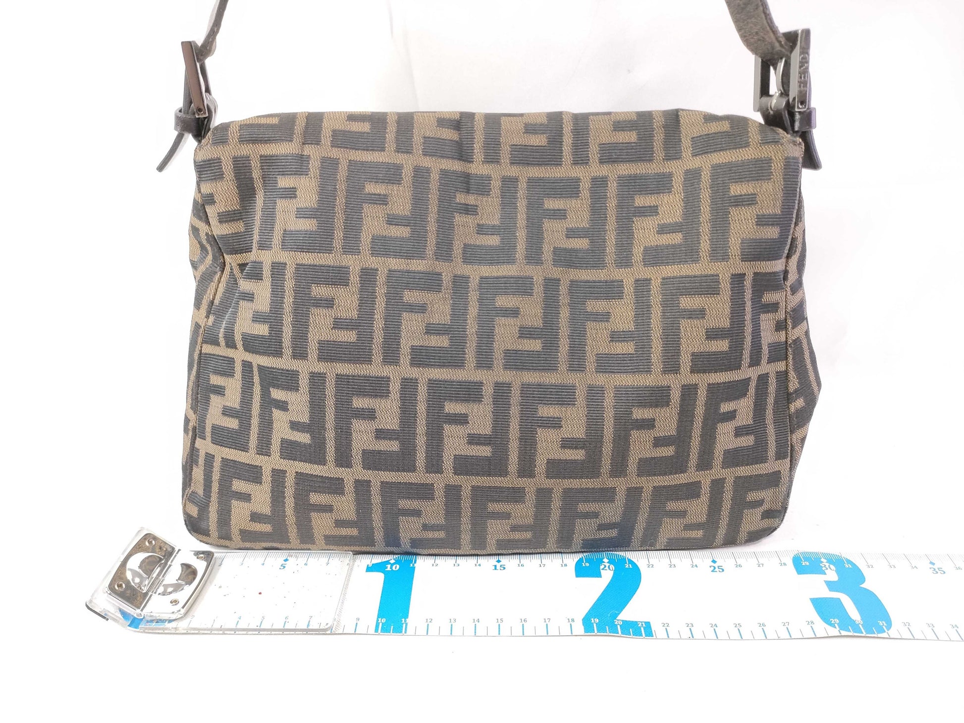 FENDI Zucca Mamma Bucket Shoulder Bag