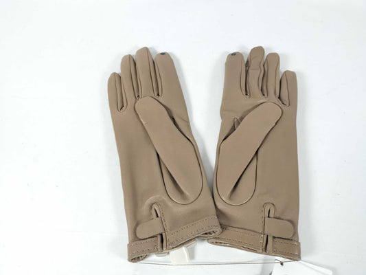 HERMES Collier de Chien Gloves, Etoupe/S Gold, Size: 6 1/2, New with Tags, Other Apparel