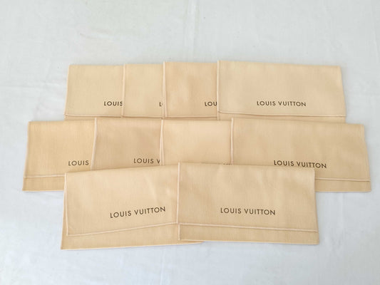 LOUIS VUITTON Dust Bags for Long Wallets, 10-Pack