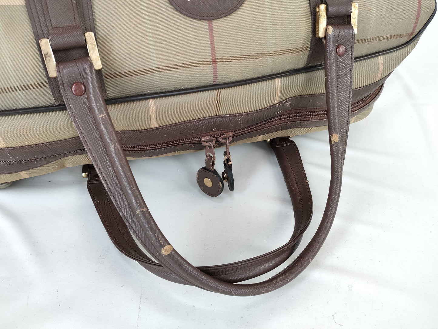 Burberry Nova Check Boston Bag