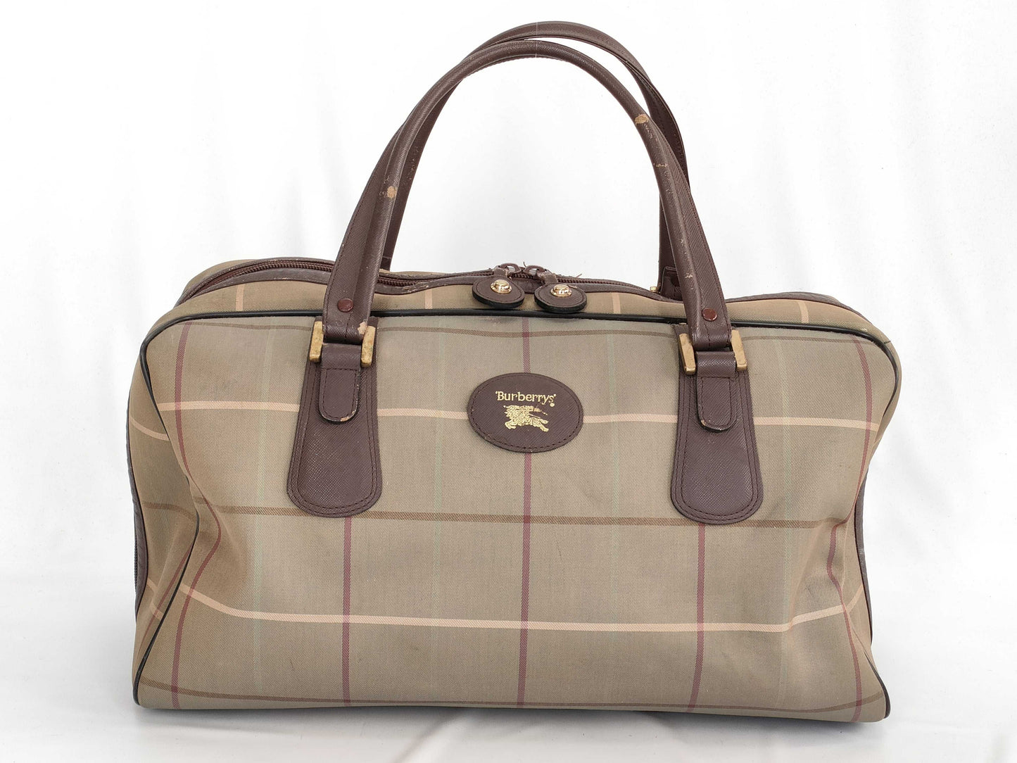 Burberry Nova Check Boston Bag