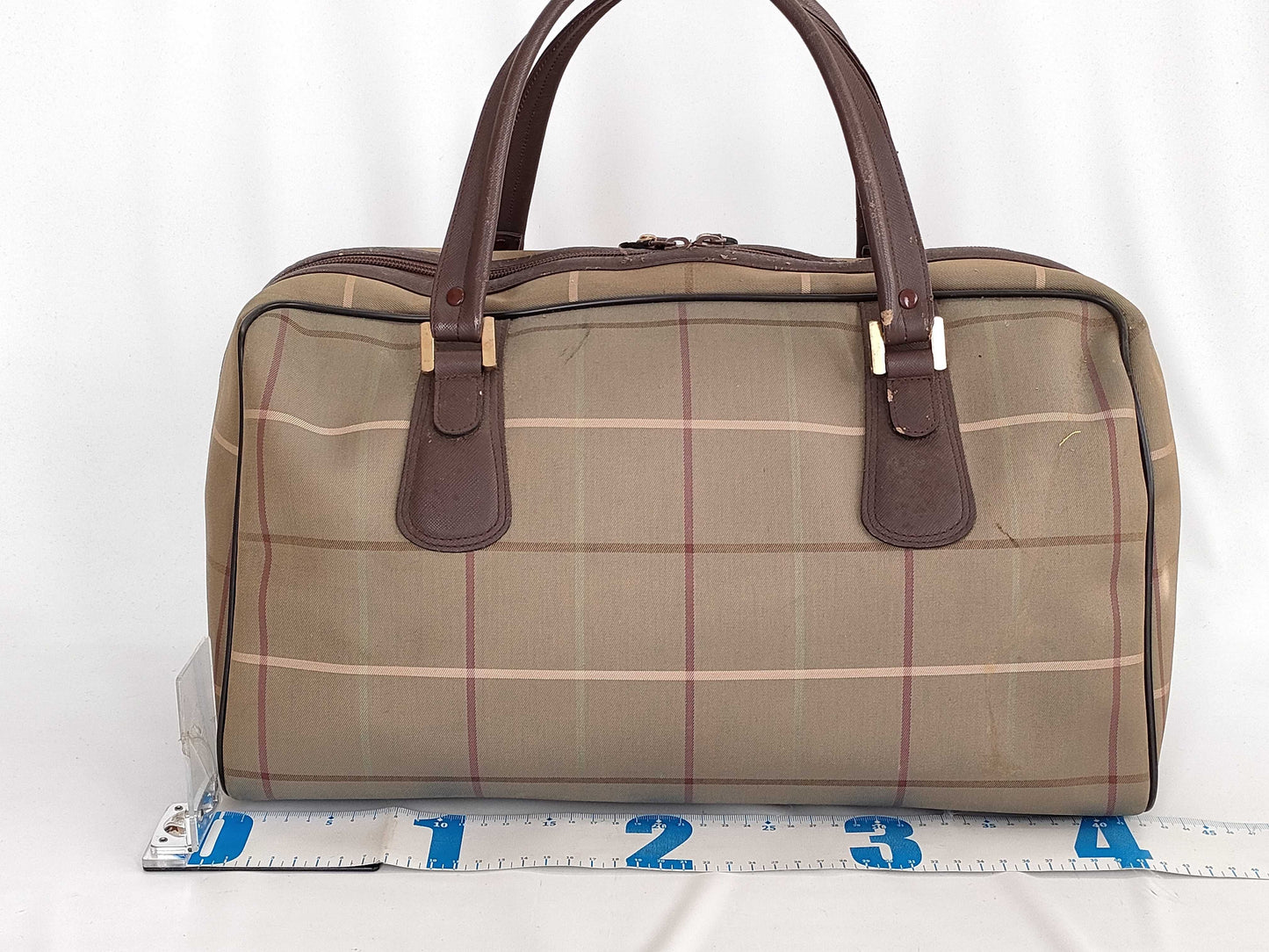 Burberry Nova Check Boston Bag