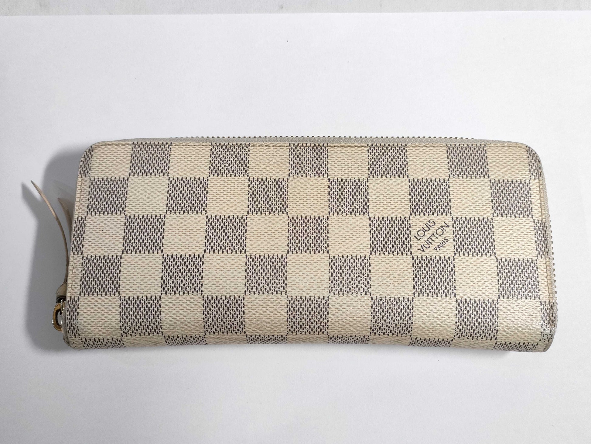 LOUIS VUITTON Damier Azur Portefeuille Clemence N61210 GI3155 Wallet