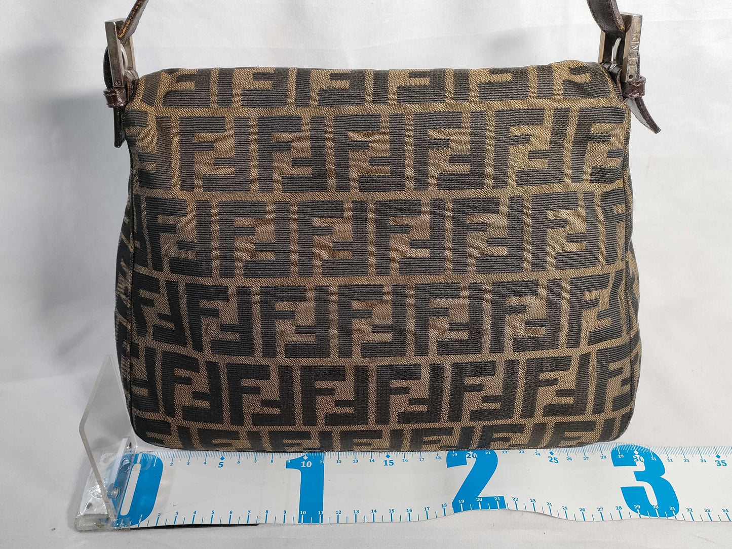 FENDI Zucca Mamma Bucket Shoulder Bag