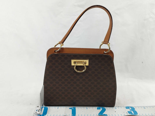 CELINE Gancini Hardware Macadam Handbag