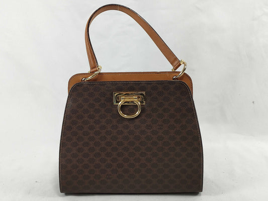 CELINE Gancini Hardware Macadam Handbag