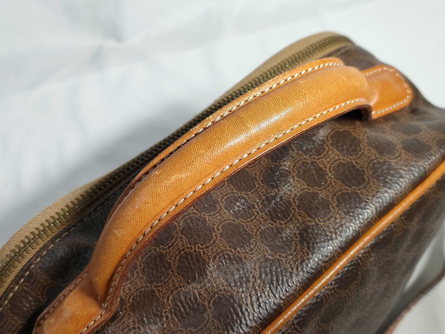 CELINE Triomphe Macadam Handbag