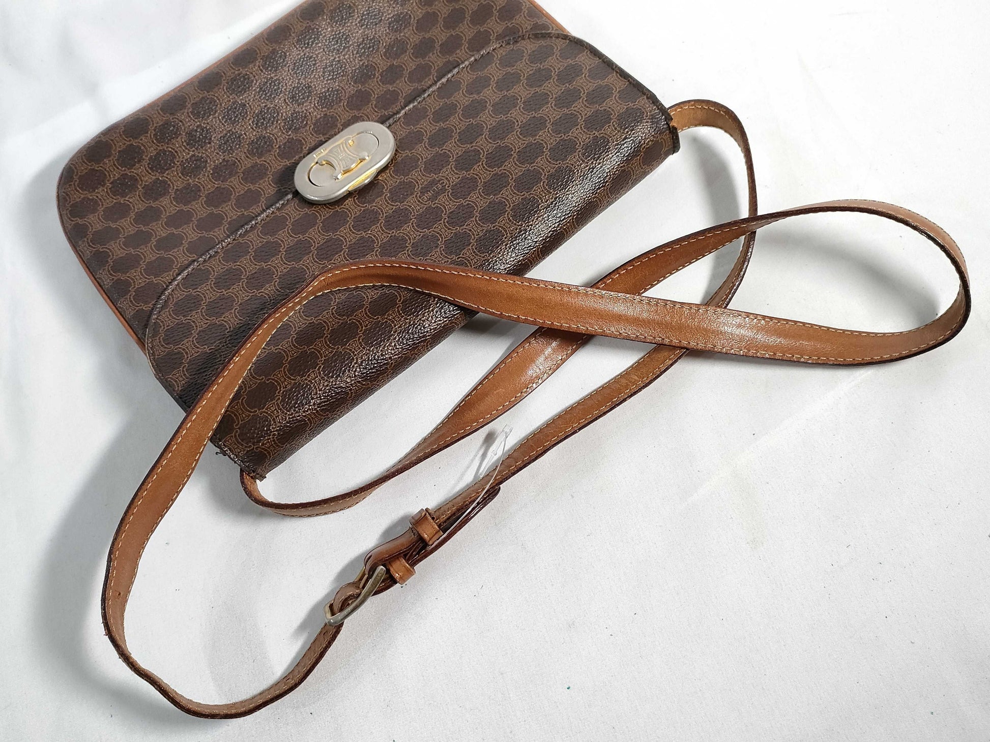 CELINE Macadam Triomphe Shoulder Bag