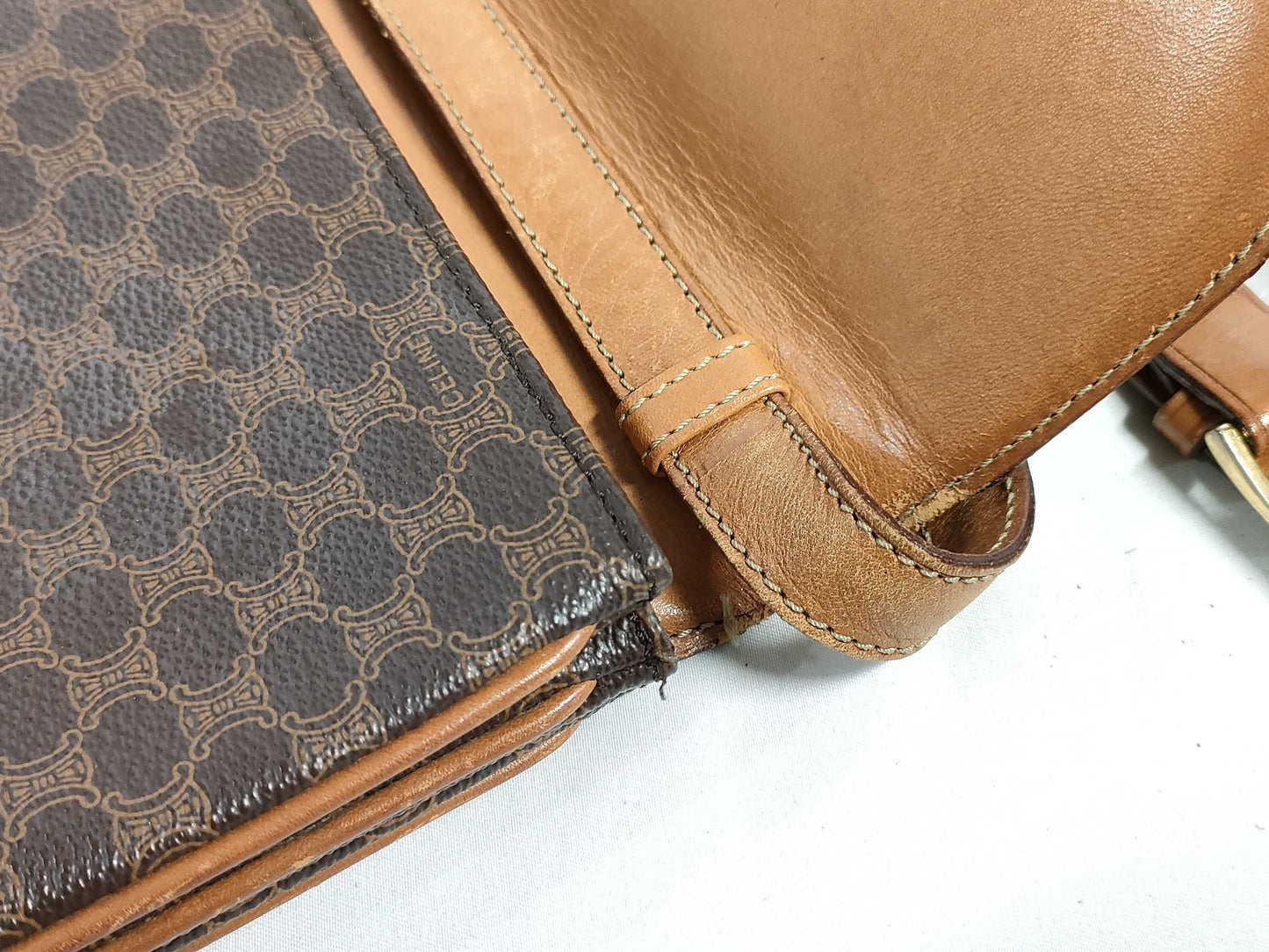 CELINE Macadam Triomphe Shoulder Bag