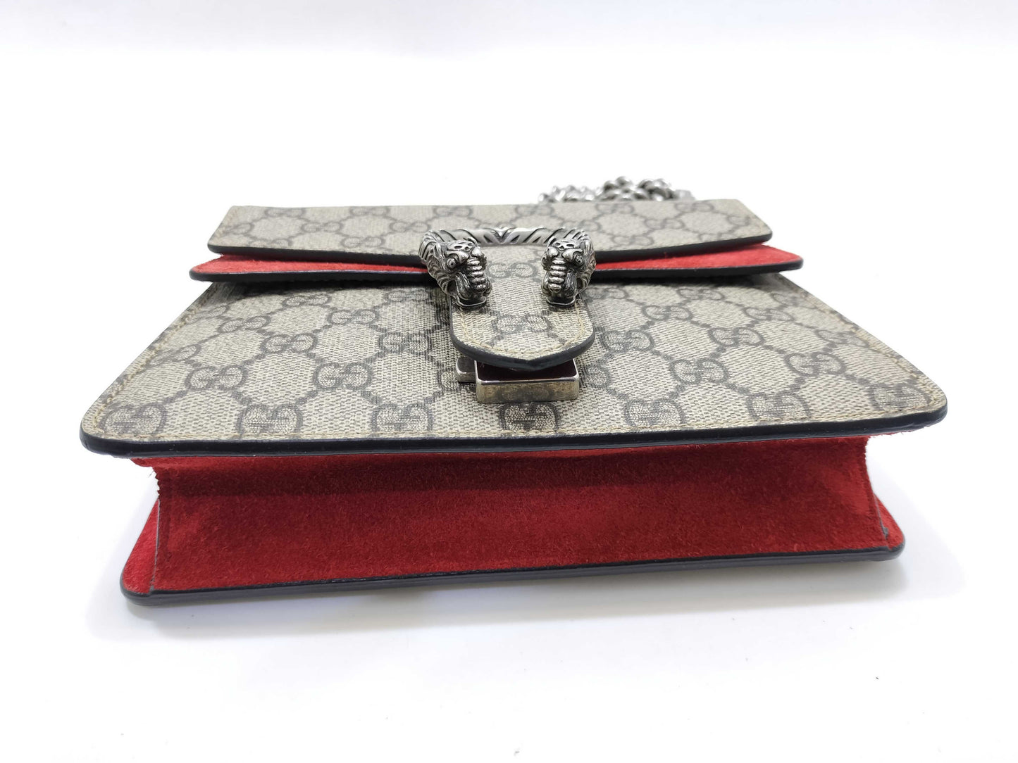 GUCCI GG Supreme GUCCI Gucci GG Supreme Duonisos Chain Shoulder Bag Shoulder Bag