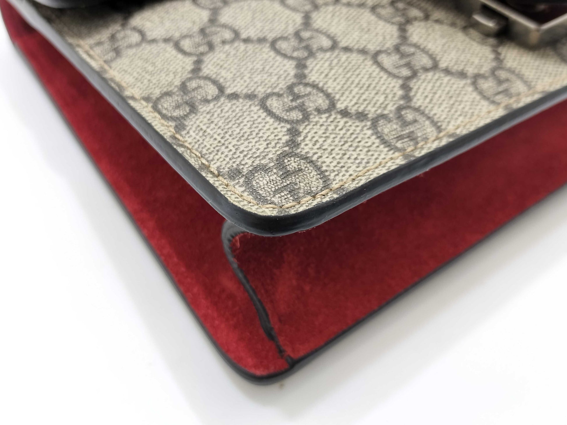 GUCCI GG Supreme GUCCI Gucci GG Supreme Duonisos Chain Shoulder Bag Shoulder Bag