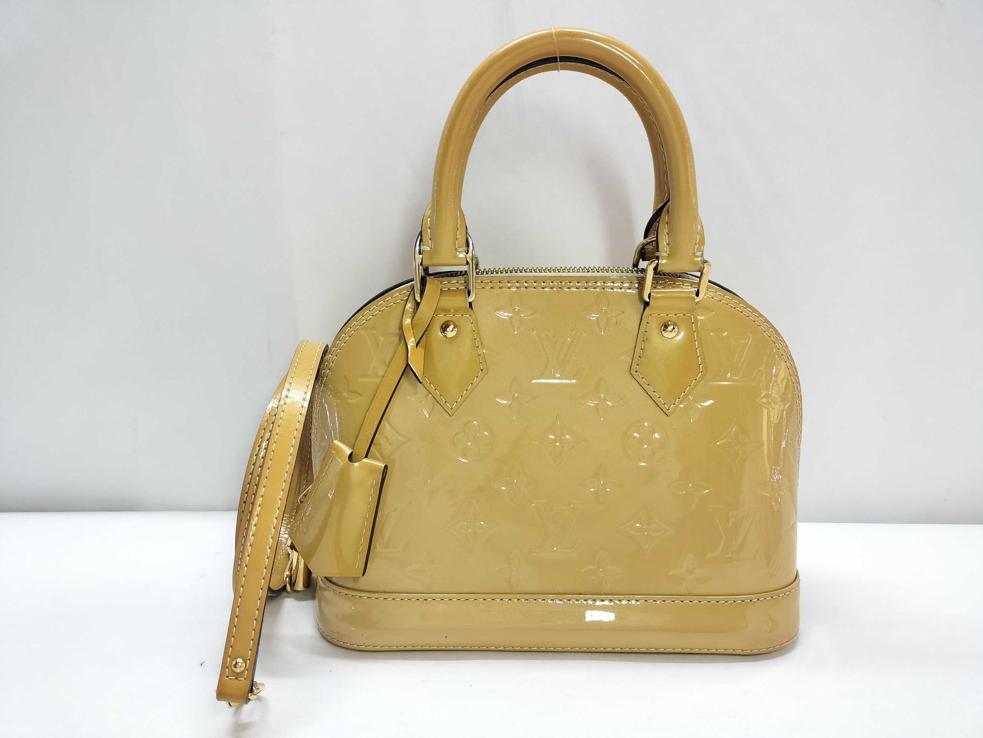 LOUIS VUITTON Louis Vuitton Enamel Alma BB Shoulder Bag Handbag