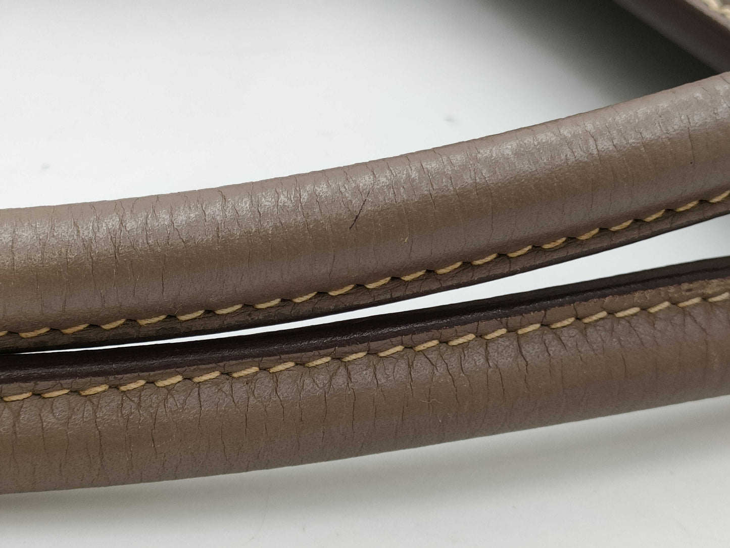 HERMES Shoulder Birkin Silver Fittings □M Engraved Tote Bag